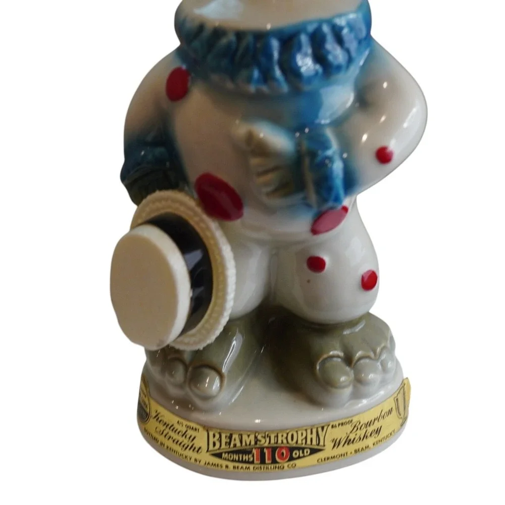 Vintage‎ Jim Beam Trophy Donkey Bourbon Whiskey Decanter Figurine Collectible